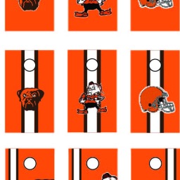 browns corn-hole boards